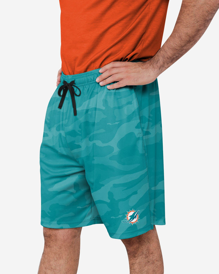 Miami Dolphins Cool Camo Training Shorts FOCO S - FOCO.com