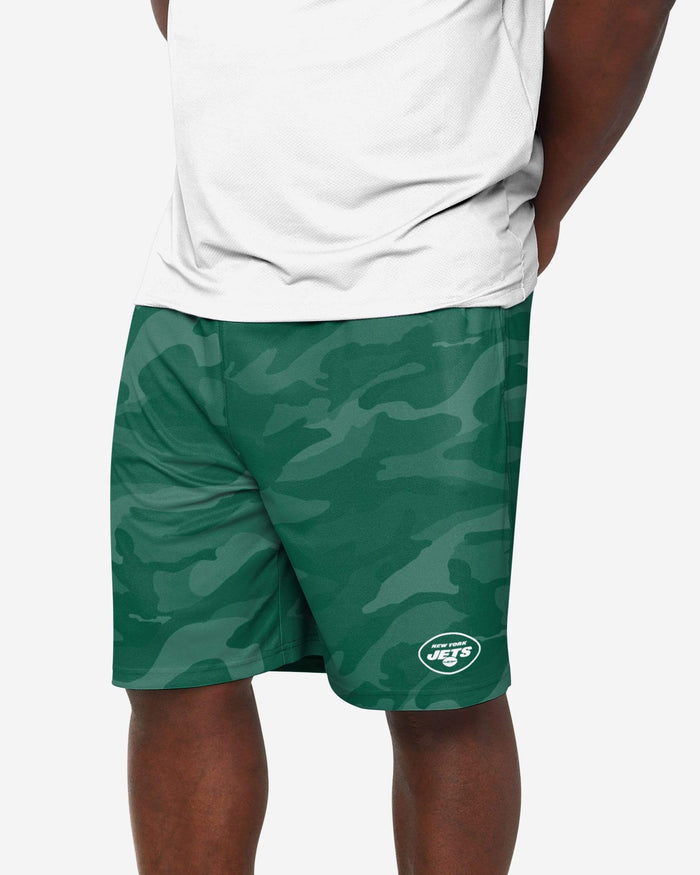 New York Jets Cool Camo Training Shorts FOCO S - FOCO.com