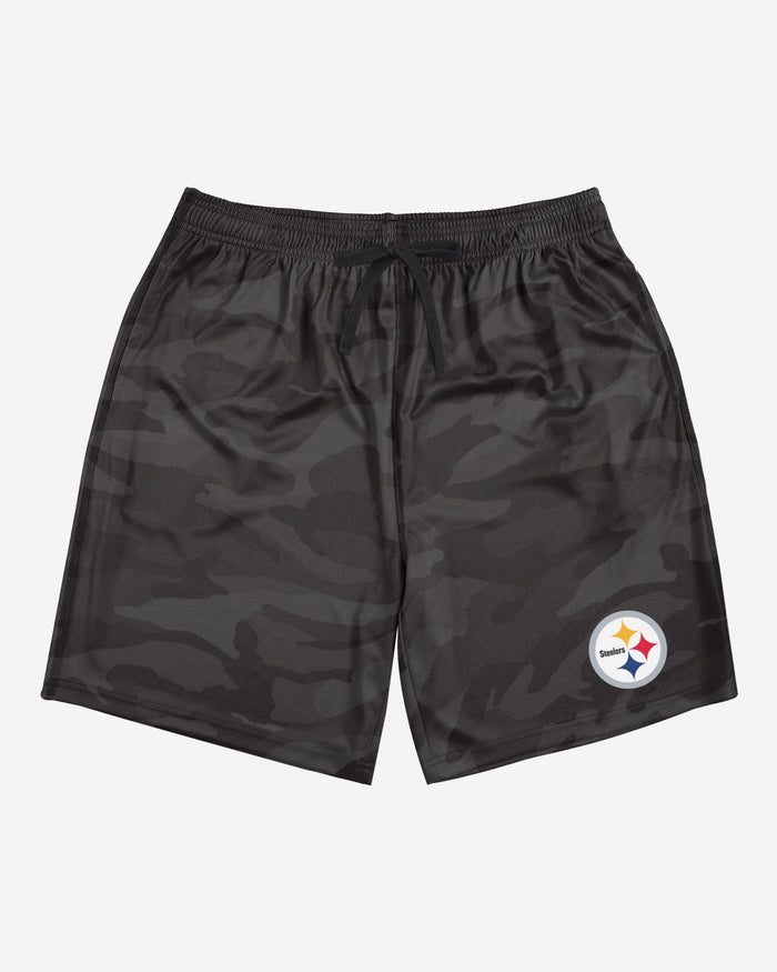 Pittsburgh Steelers Cool Camo Training Shorts FOCO - FOCO.com