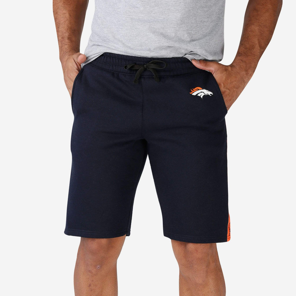 Denver Broncos Lazy Lounge Fleece Shorts FOCO S - FOCO.com