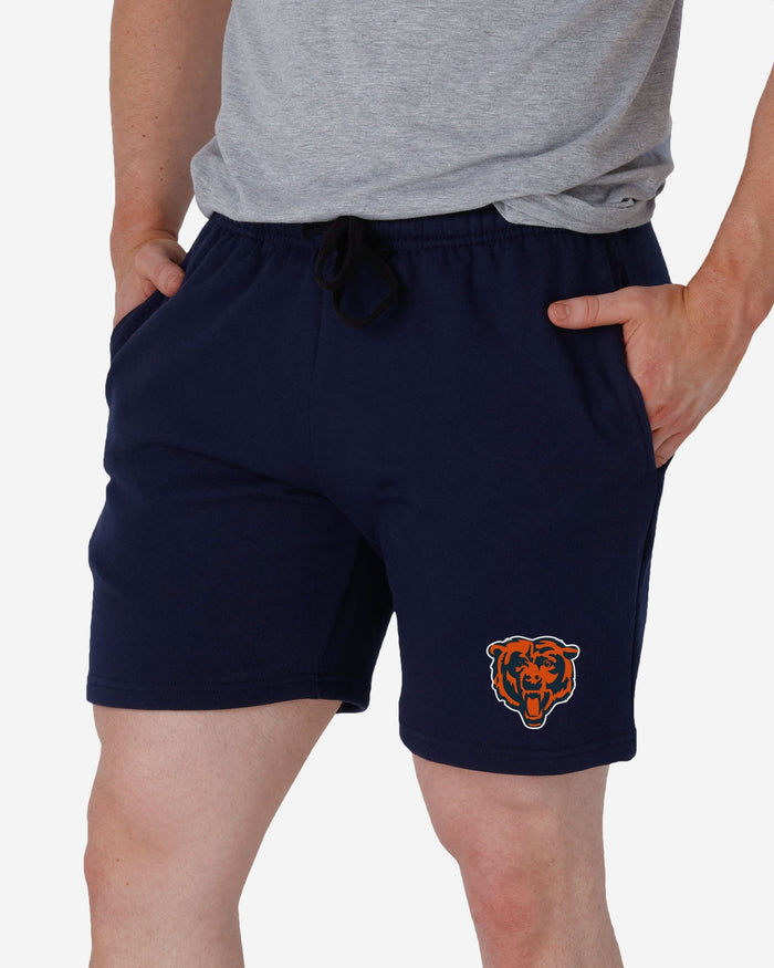 Chicago Bears Solid Fleece Shorts FOCO S - FOCO.com