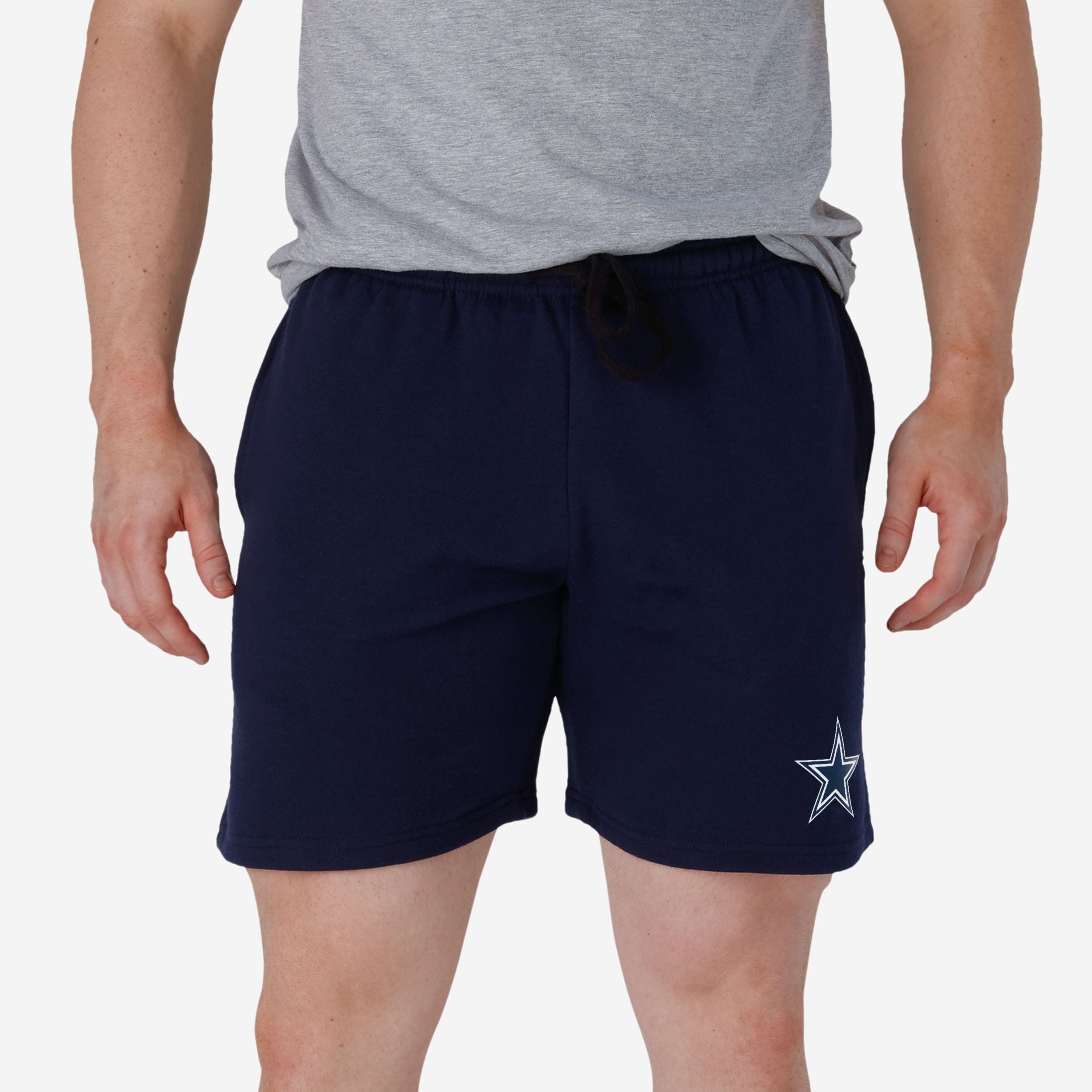 FOCO Dallas Cowboys NFL Mens Solid Woven Shorts