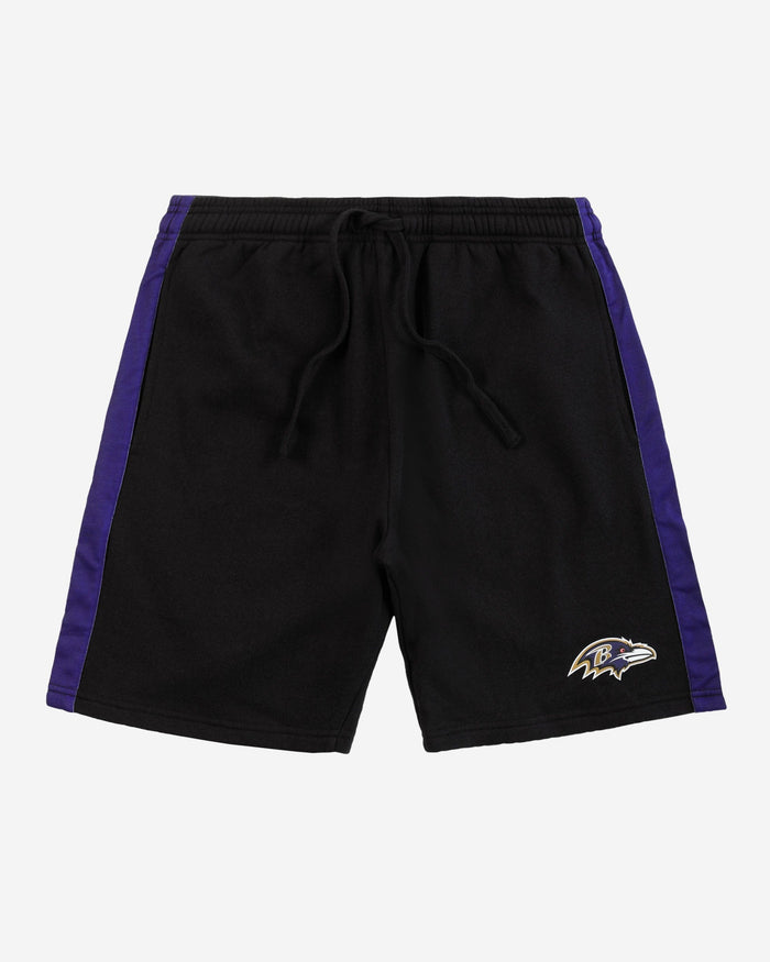 Baltimore Ravens Side Stripe Fleece Shorts FOCO - FOCO.com