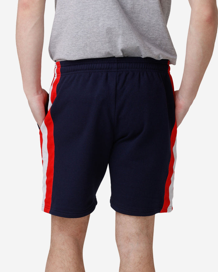 New England Patriots Side Stripe Fleece Shorts FOCO - FOCO.com