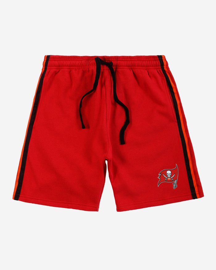 Tampa Bay Buccaneers Side Stripe Fleece Shorts FOCO - FOCO.com