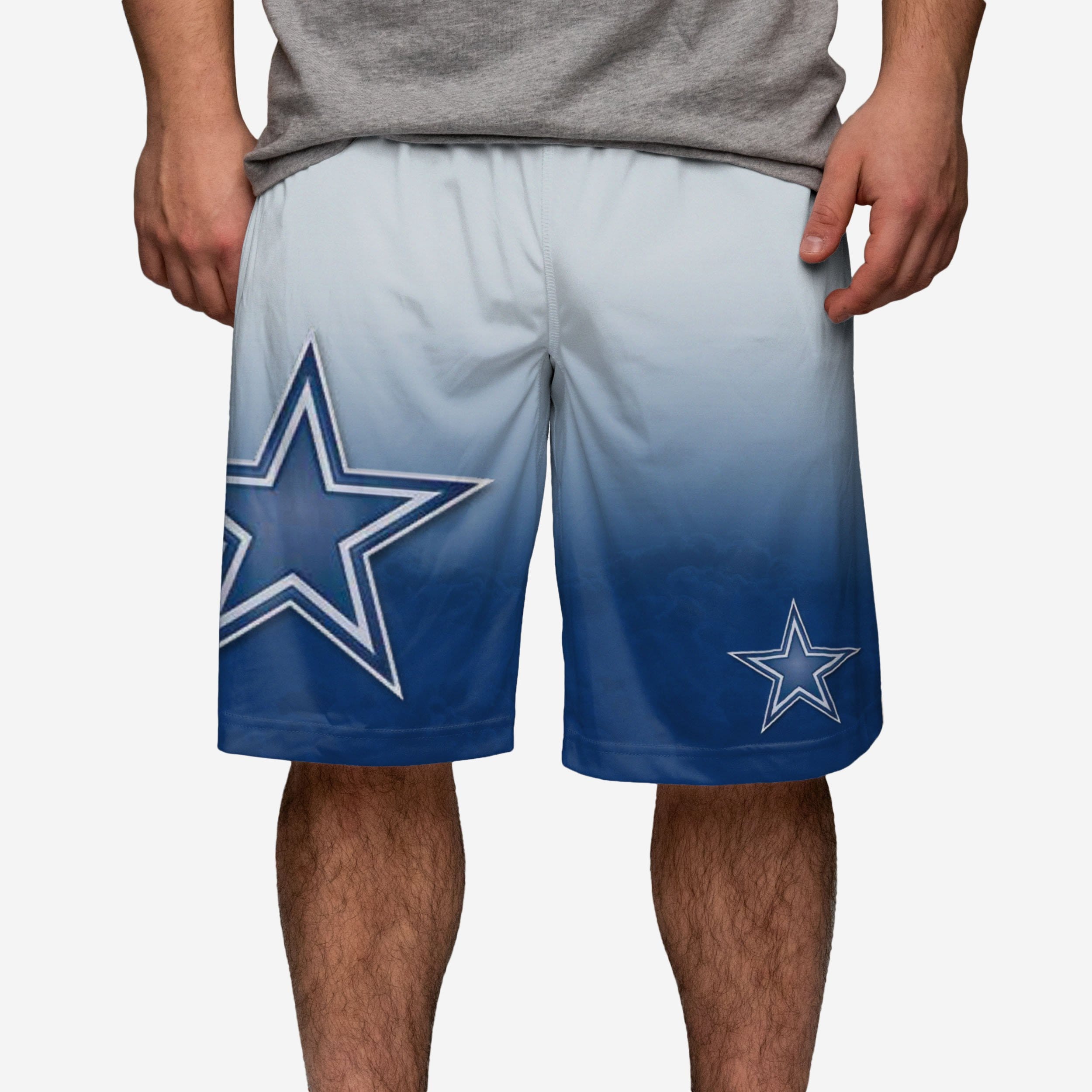 FOCO Dallas Cowboys NFL Mens Game Ready Gradient Training Shorts