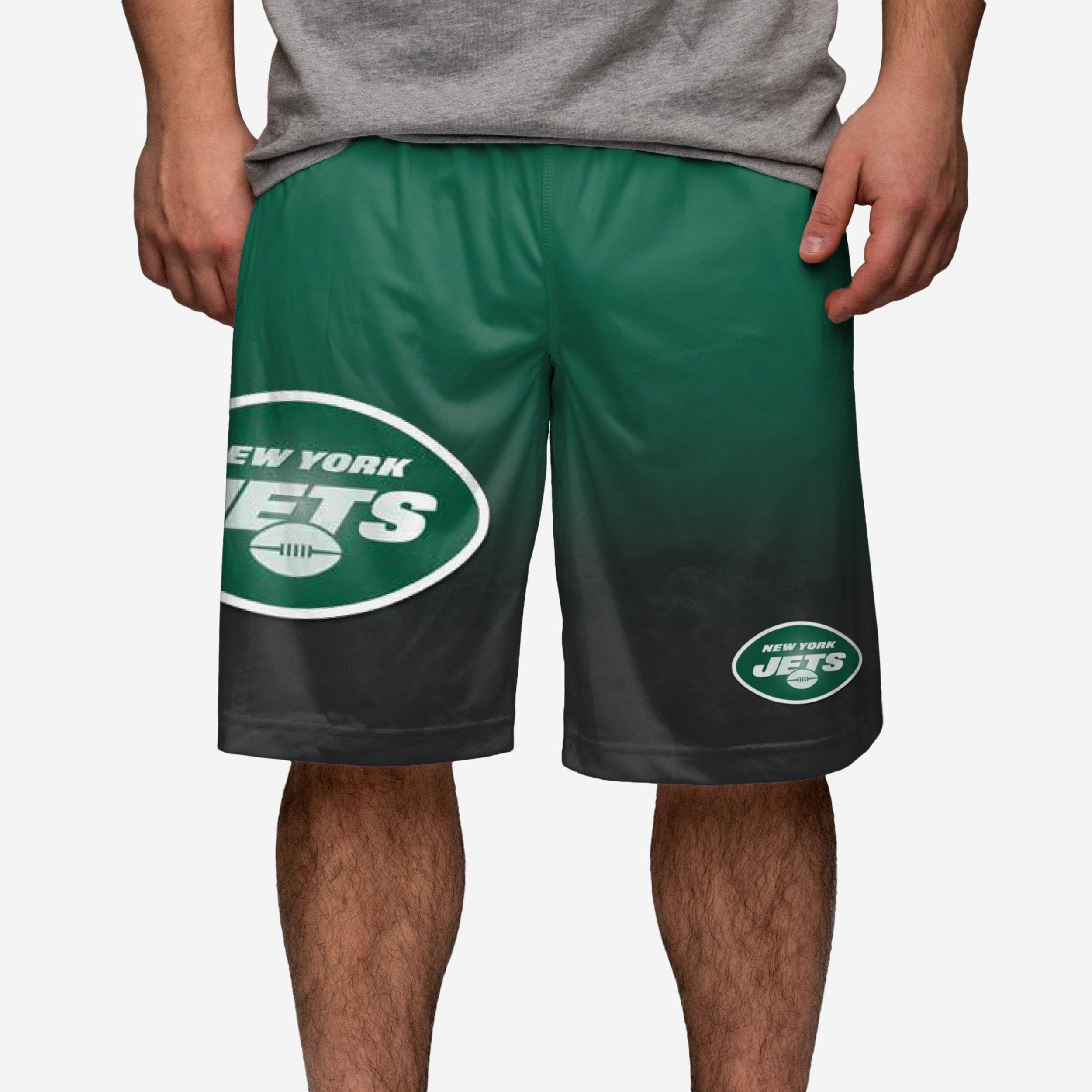 NFL New York Jets Big Logo Retro Shorts S