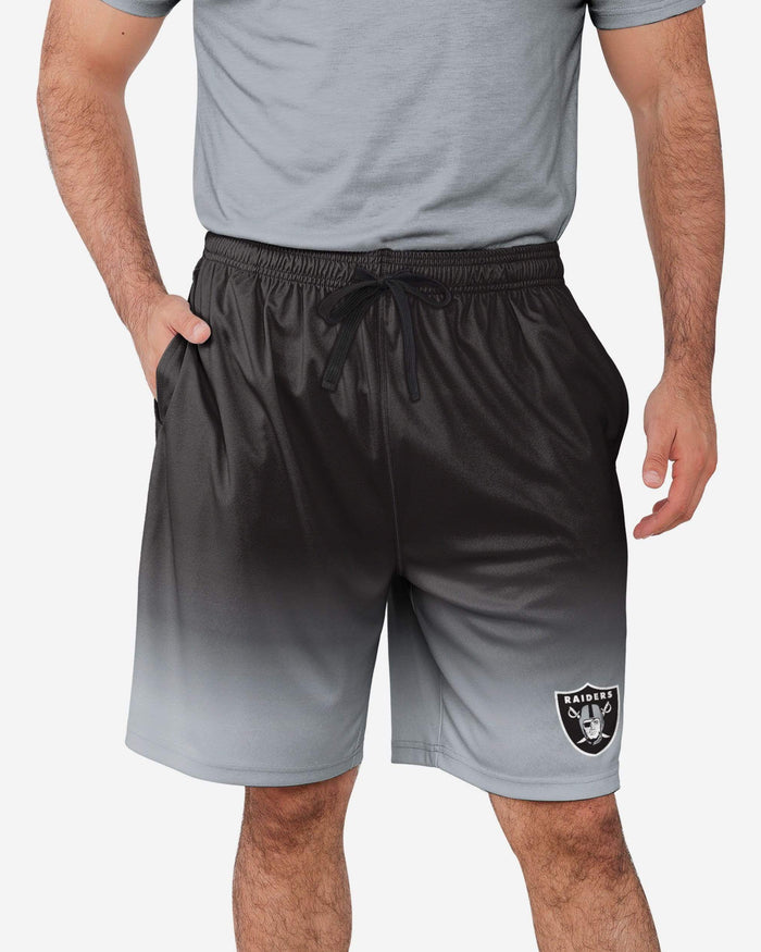 Las Vegas Raiders Game Ready Gradient Training Shorts FOCO S - FOCO.com