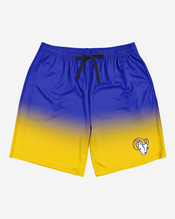 Los Angeles Rams Game Ready Gradient Training Shorts FOCO - FOCO.com