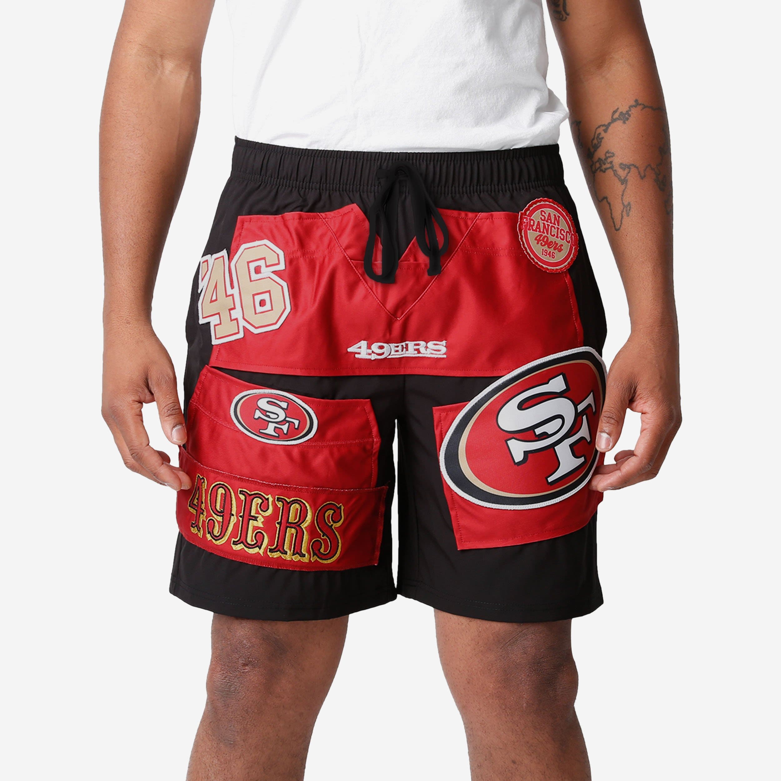 Official San Francisco 49ers Shorts, Performance Short, 49ers Athletic  Shorts