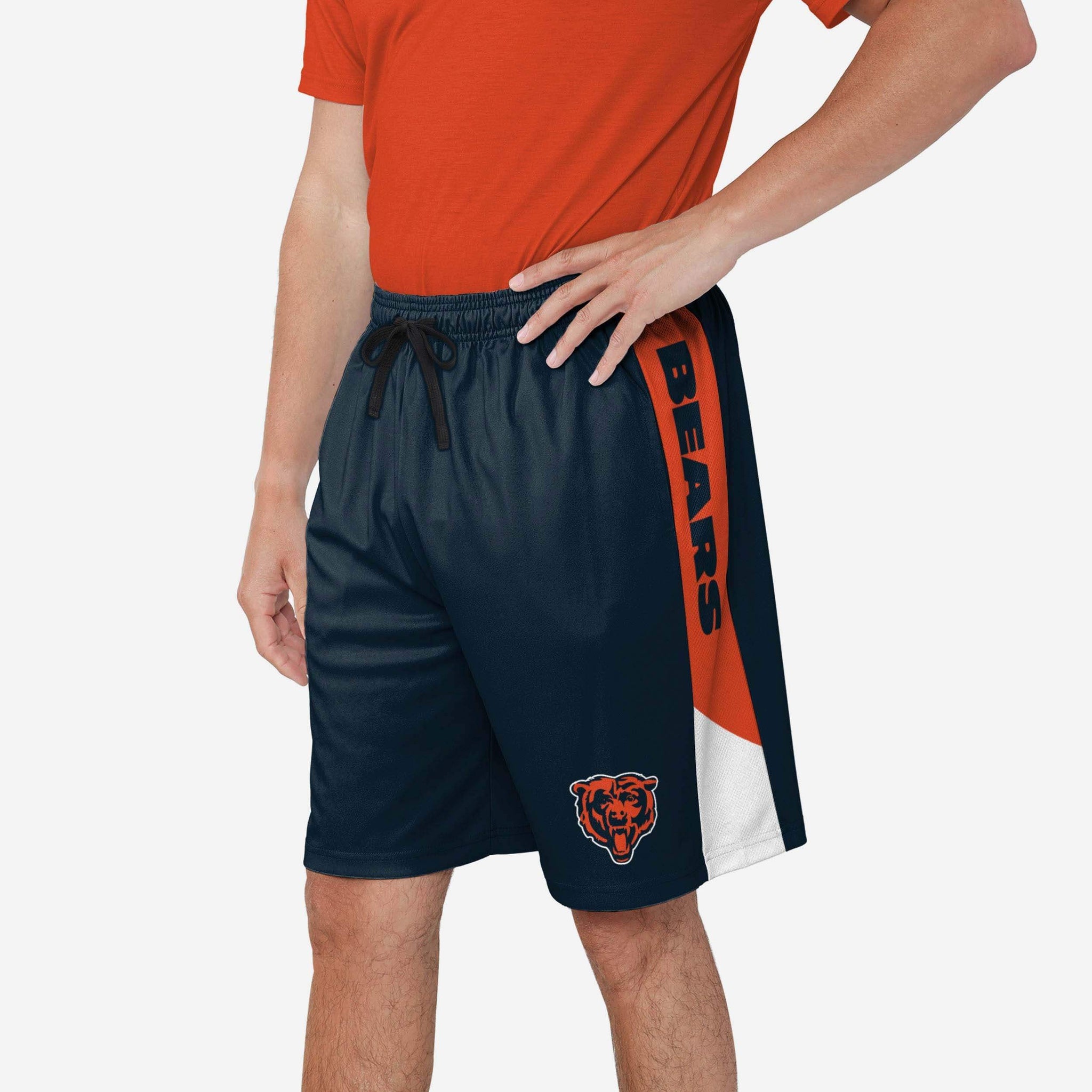 FOCO Chicago Bears NFL Mens Team Workout Training Shorts