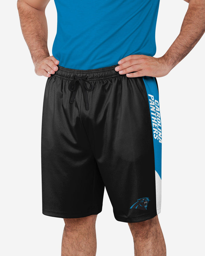 Carolina Panthers Side Stripe Training Shorts FOCO S - FOCO.com