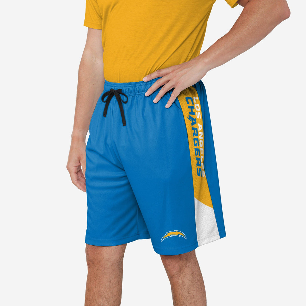 Los Angeles Chargers Side Stripe Training Shorts FOCO S - FOCO.com