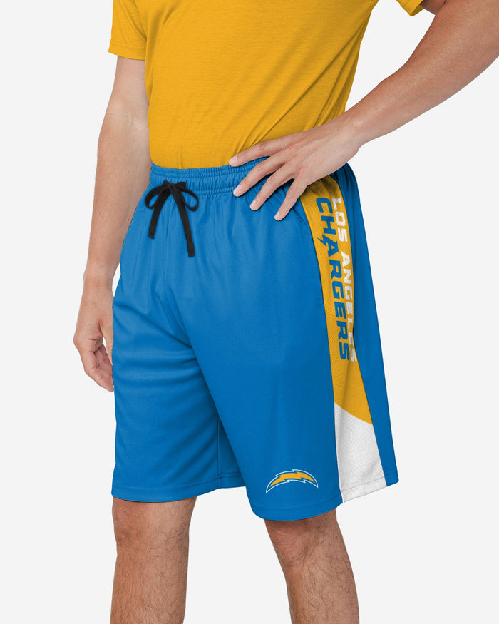 Los Angeles Chargers Side Stripe Training Shorts FOCO S - FOCO.com