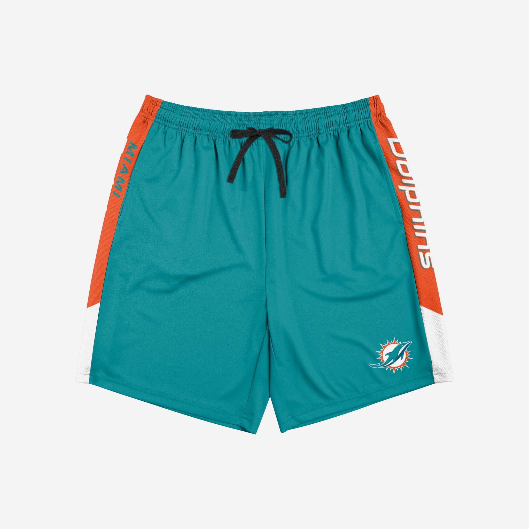 Miami Dolphins Side Stripe Fleece Shorts