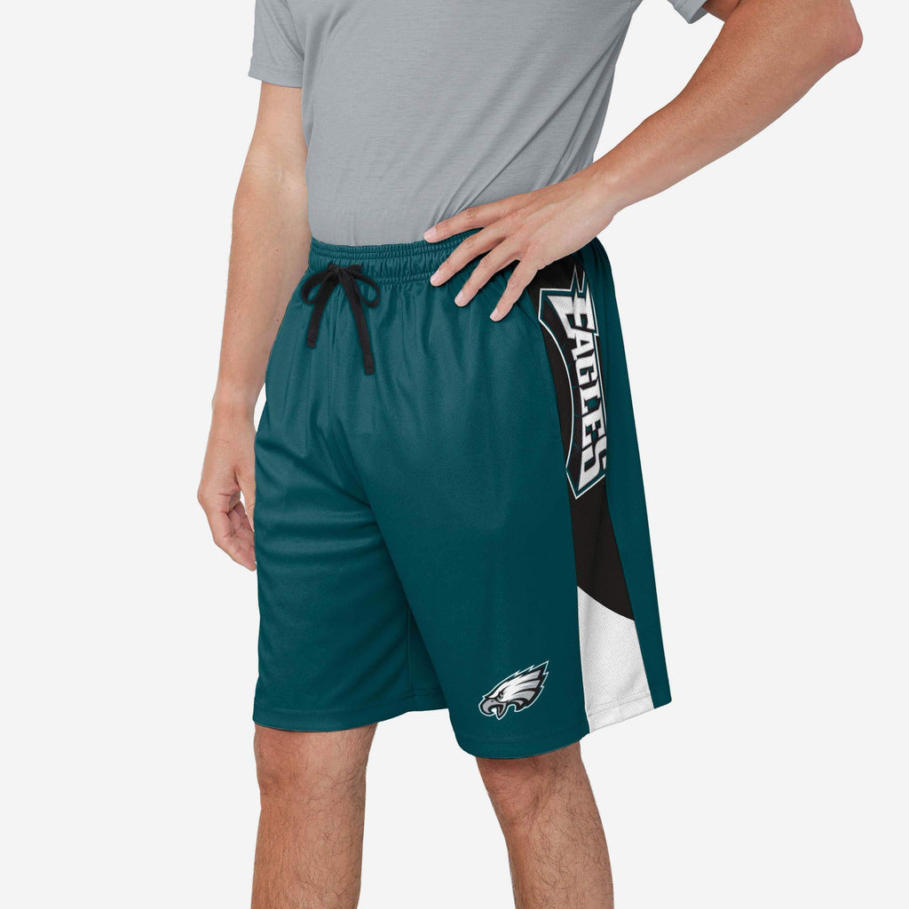 Philadelphia Eagles Side Stripe Training Shorts FOCO S - FOCO.com