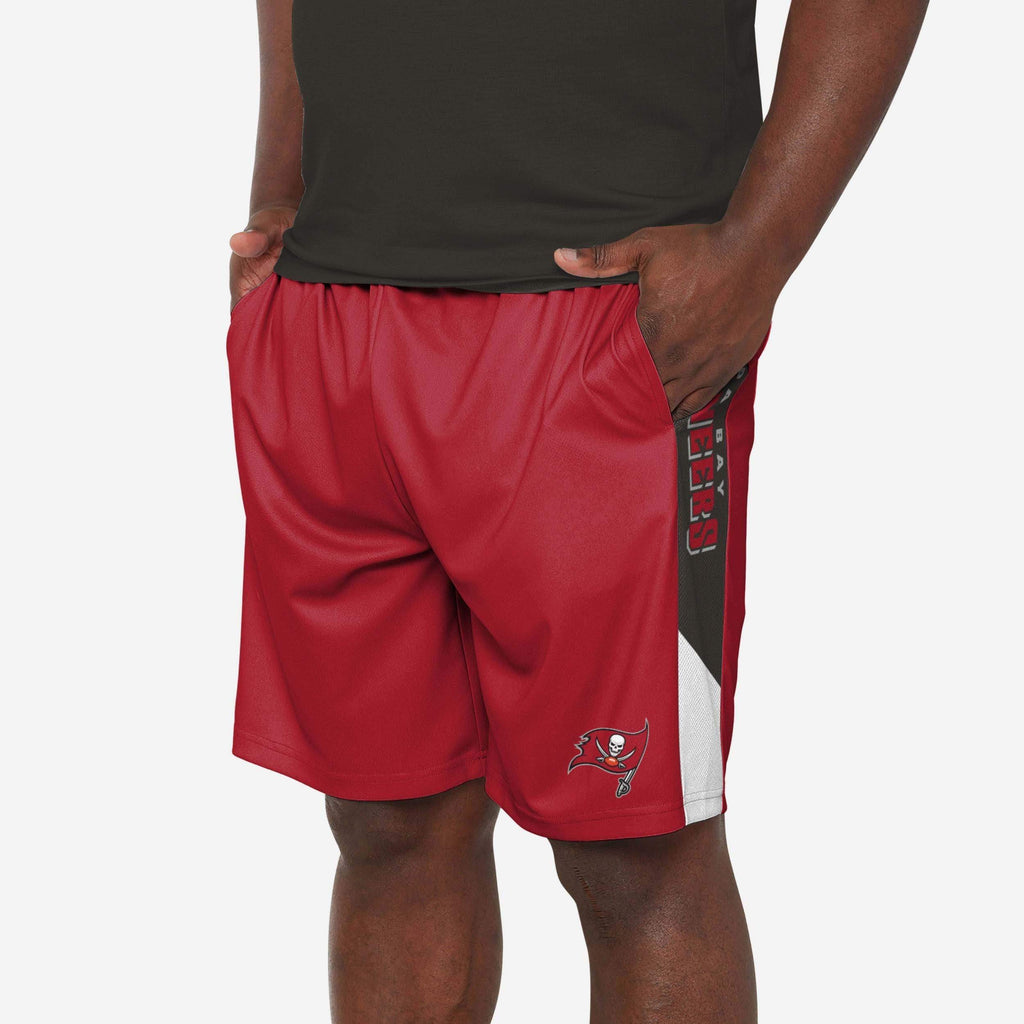 Tampa Bay Buccaneers Side Stripe Training Shorts FOCO S - FOCO.com