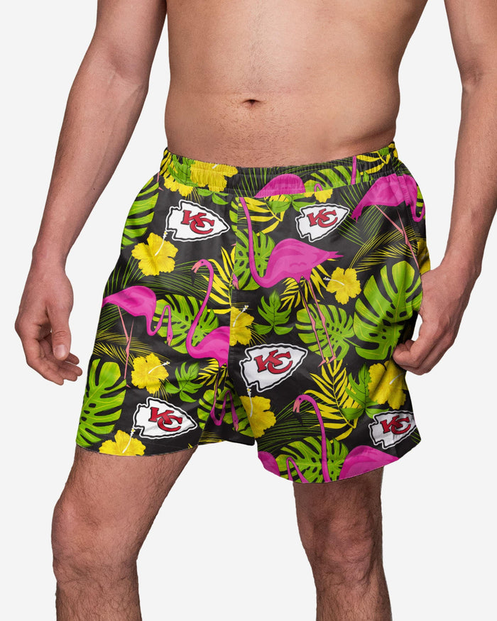 Kansas City Chiefs Highlights Swimming Trunks FOCO S - FOCO.com