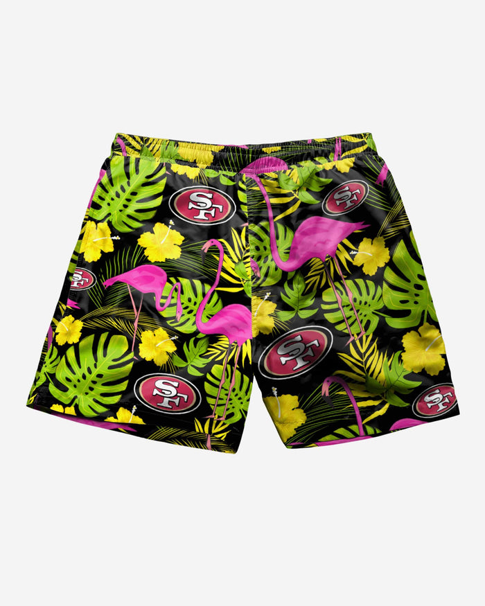 San Francisco 49ers Highlights Swimming Trunks FOCO - FOCO.com