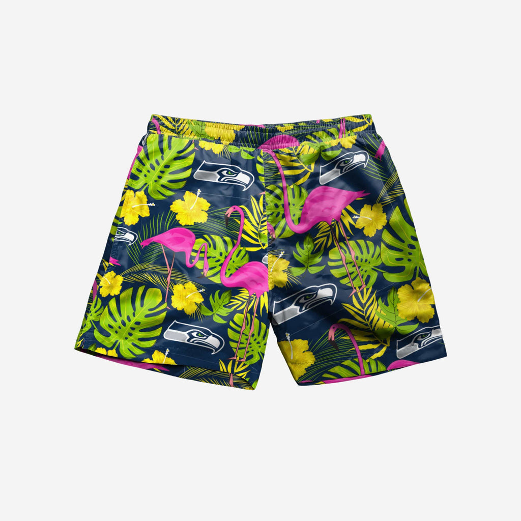 Seattle Seahawks Highlights Swimming Trunks FOCO