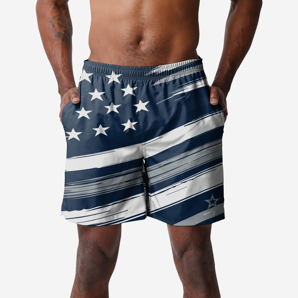 Dallas Cowboys Americana Swimming Trunks FOCO S - FOCO.com