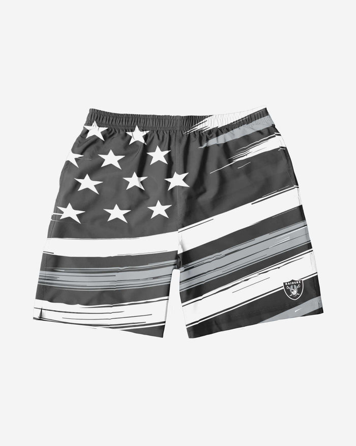 Las Vegas Raiders Americana Swimming Trunks FOCO - FOCO.com