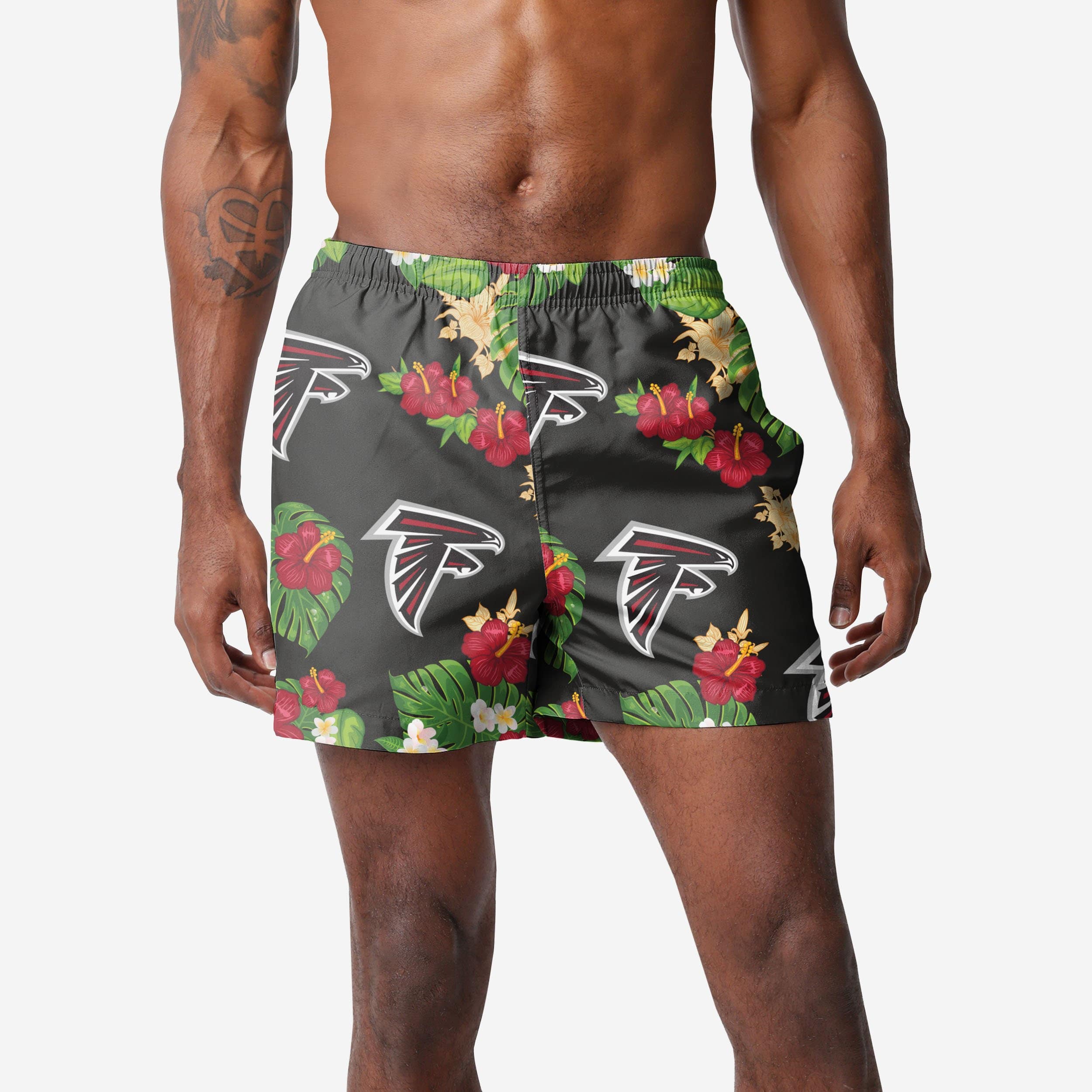 Atlanta Falcons Floral Swimming Trunks FOCO