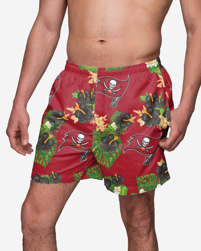 Tampa Bay Buccaneers Floral Swimming Trunks FOCO S - FOCO.com