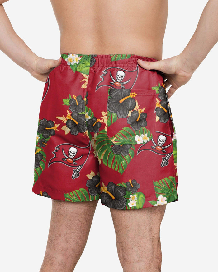 FOCO Las Vegas Raiders Floral Swimming Trunks, Mens Size: 2XL