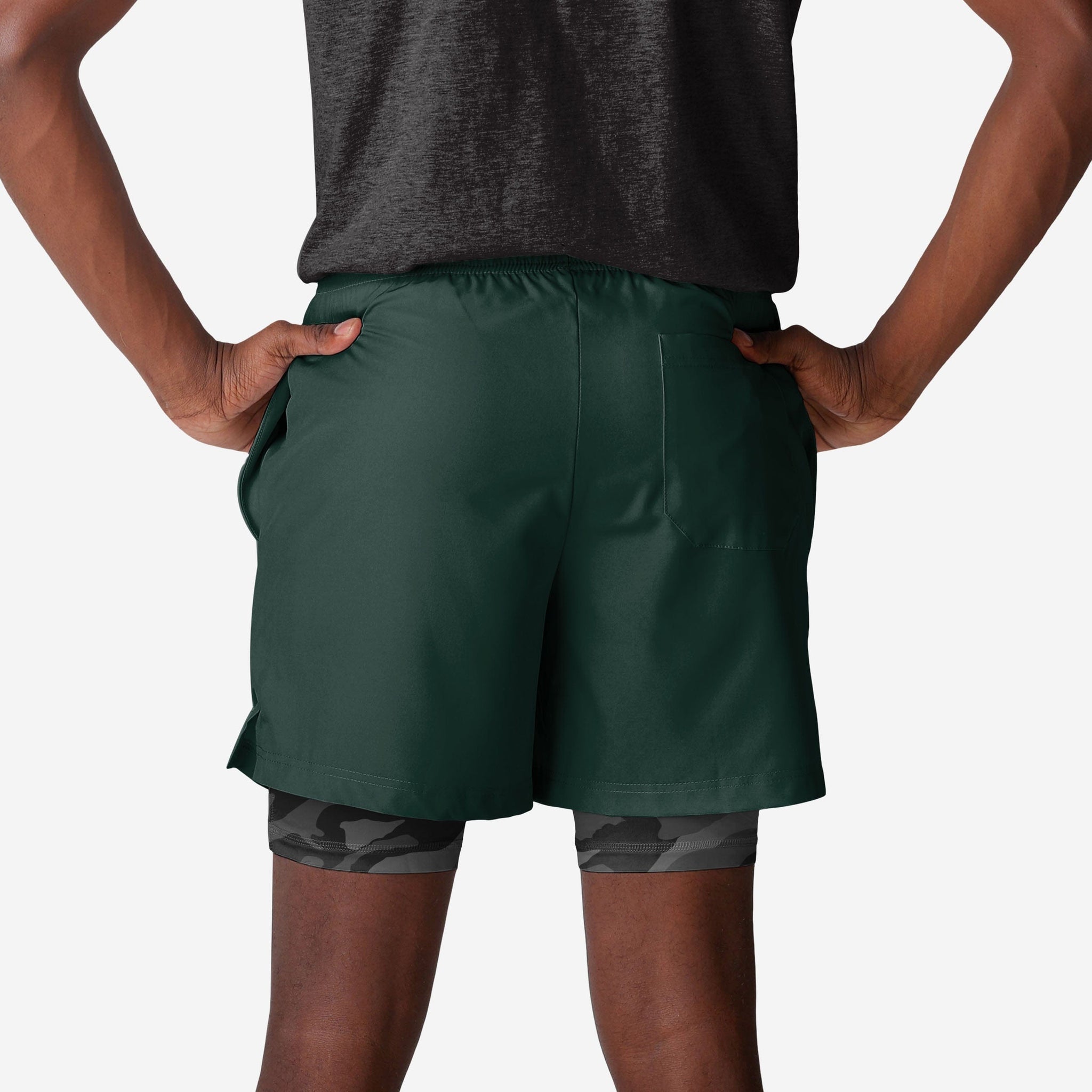 Green Bay Packers Cool Camo Training Shorts FOCO