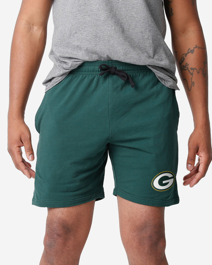 Green Bay Packers Team Color Woven Shorts FOCO S - FOCO.com