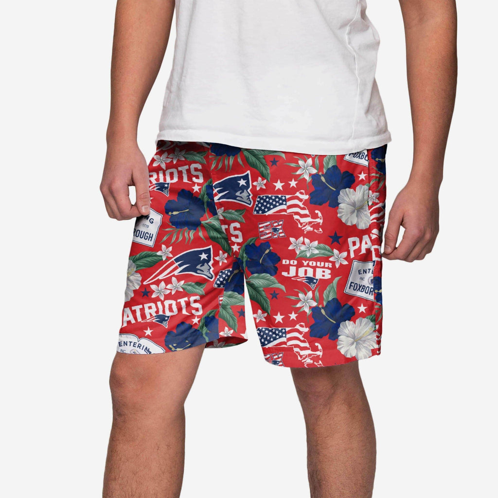 New England Patriots City Style Swimming Trunks FOCO S - FOCO.com