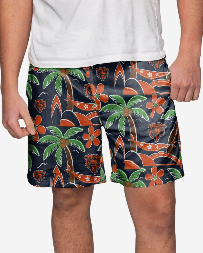 Chicago Bears Tropical Swimming Trunks FOCO S - FOCO.com