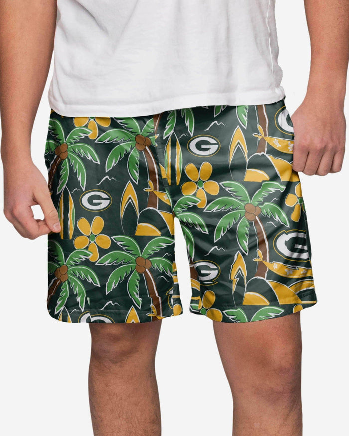 Green Bay Packers Tropical Swimming Trunks FOCO S - FOCO.com