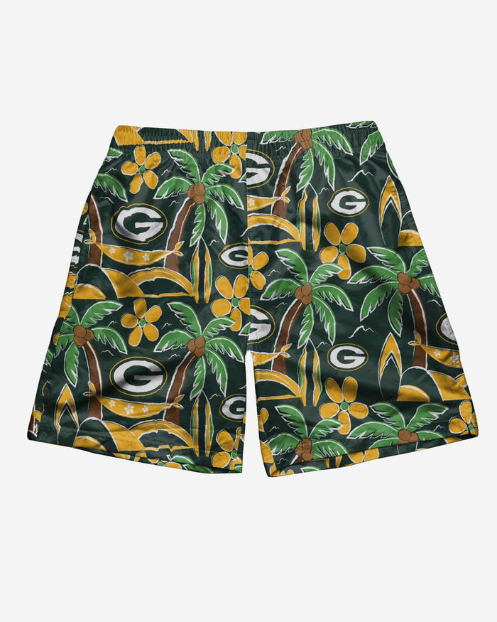 Green Bay Packers Tropical Swimming Trunks FOCO - FOCO.com