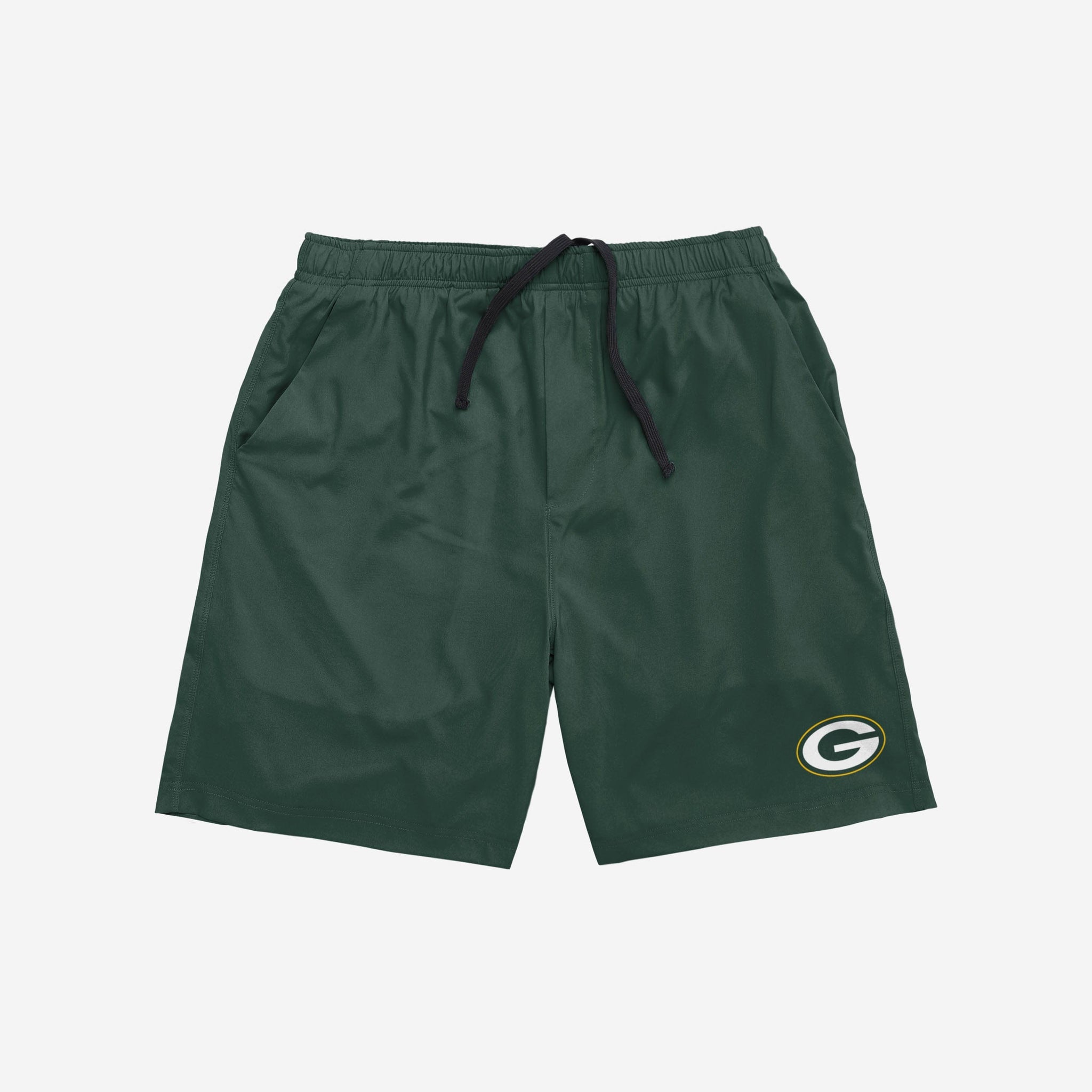 FOCO Green Bay Packers NFL Mens Solid Woven Shorts - S