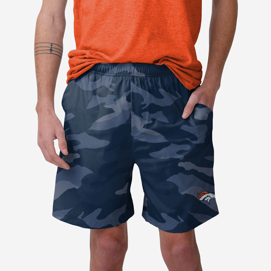 Denver Broncos Tonal Camo Woven Shorts FOCO S - FOCO.com