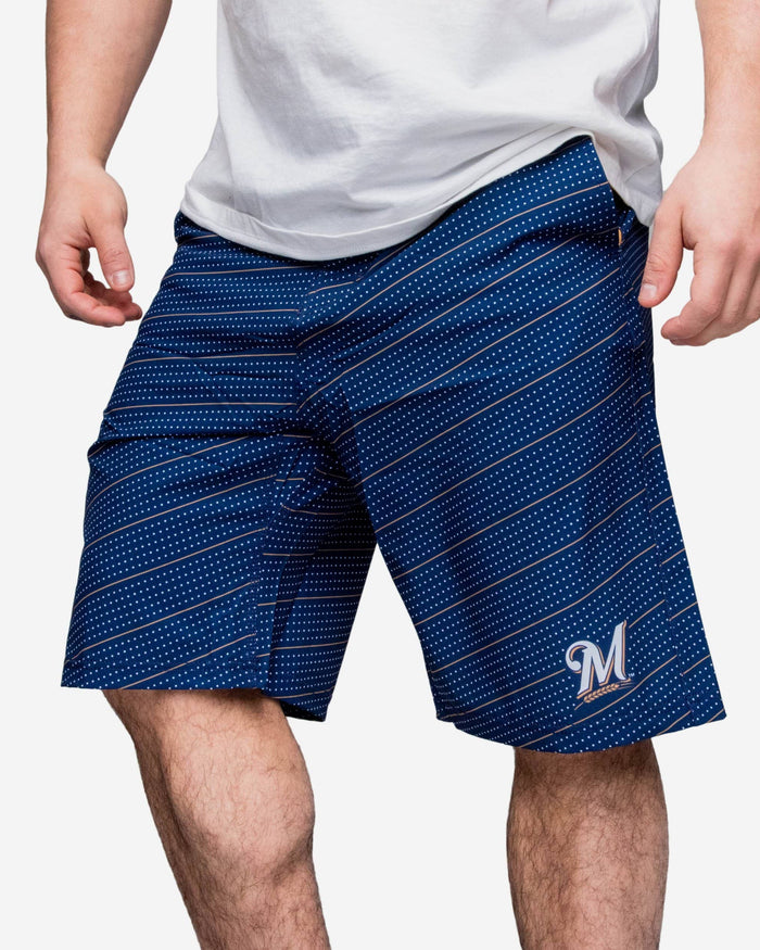 Milwaukee Brewers Dots Walking Shorts FOCO - FOCO.com