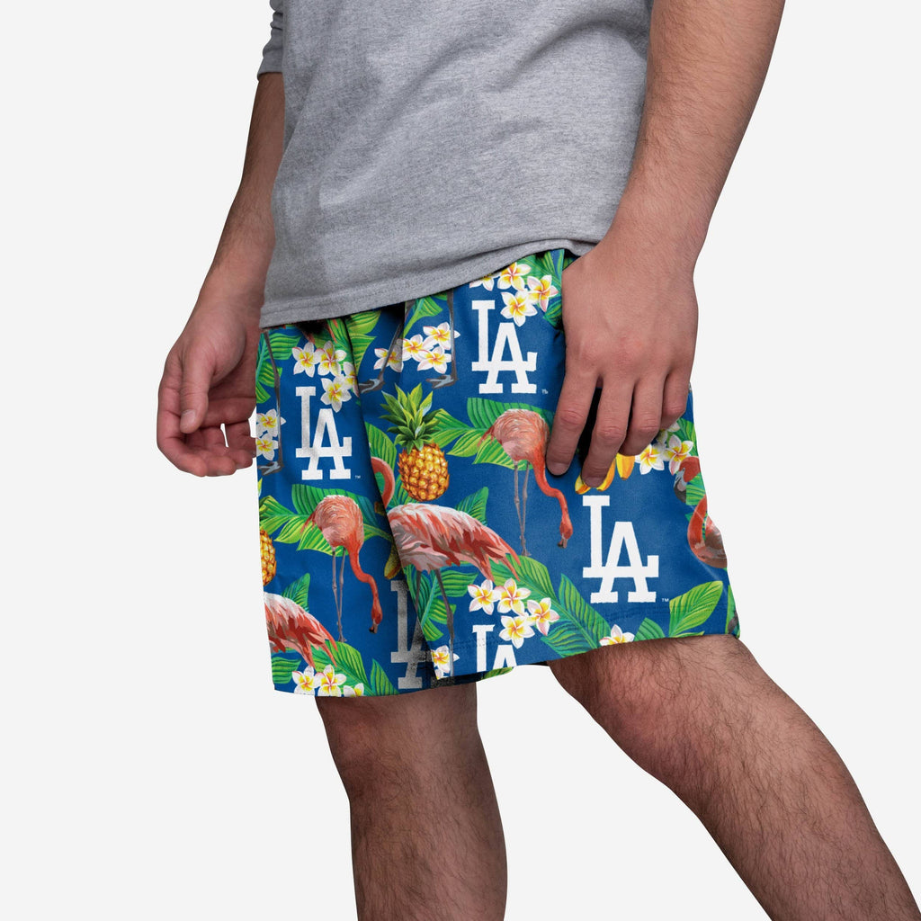 Los Angeles Dodgers Floral Shorts FOCO S - FOCO.com