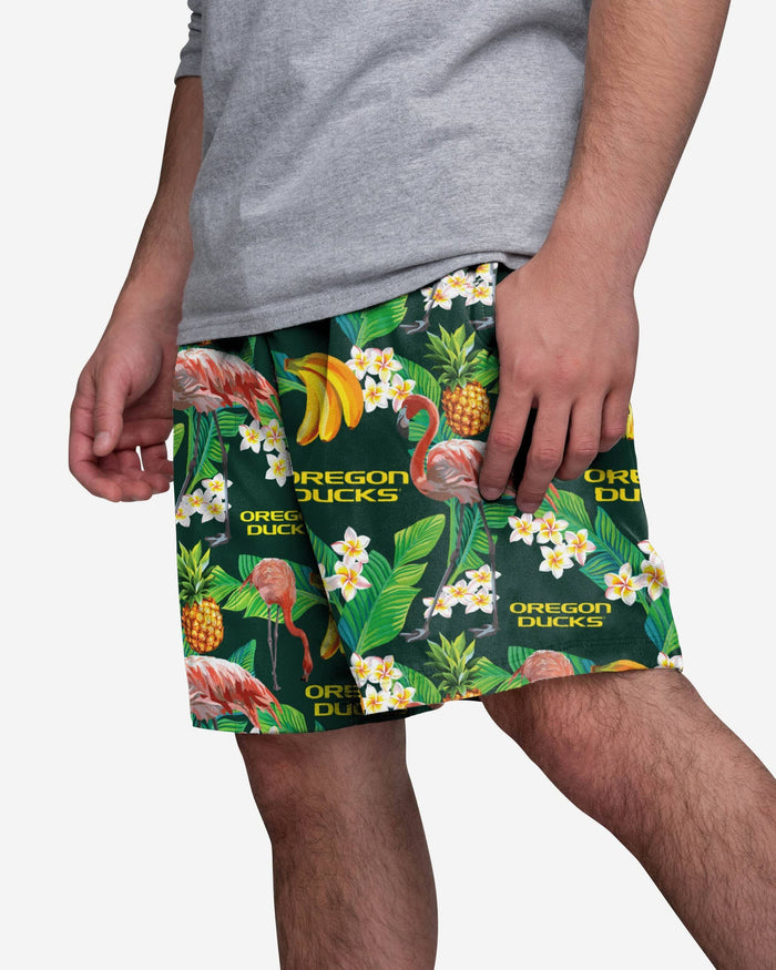 Oregon Ducks Floral Shorts FOCO S - FOCO.com