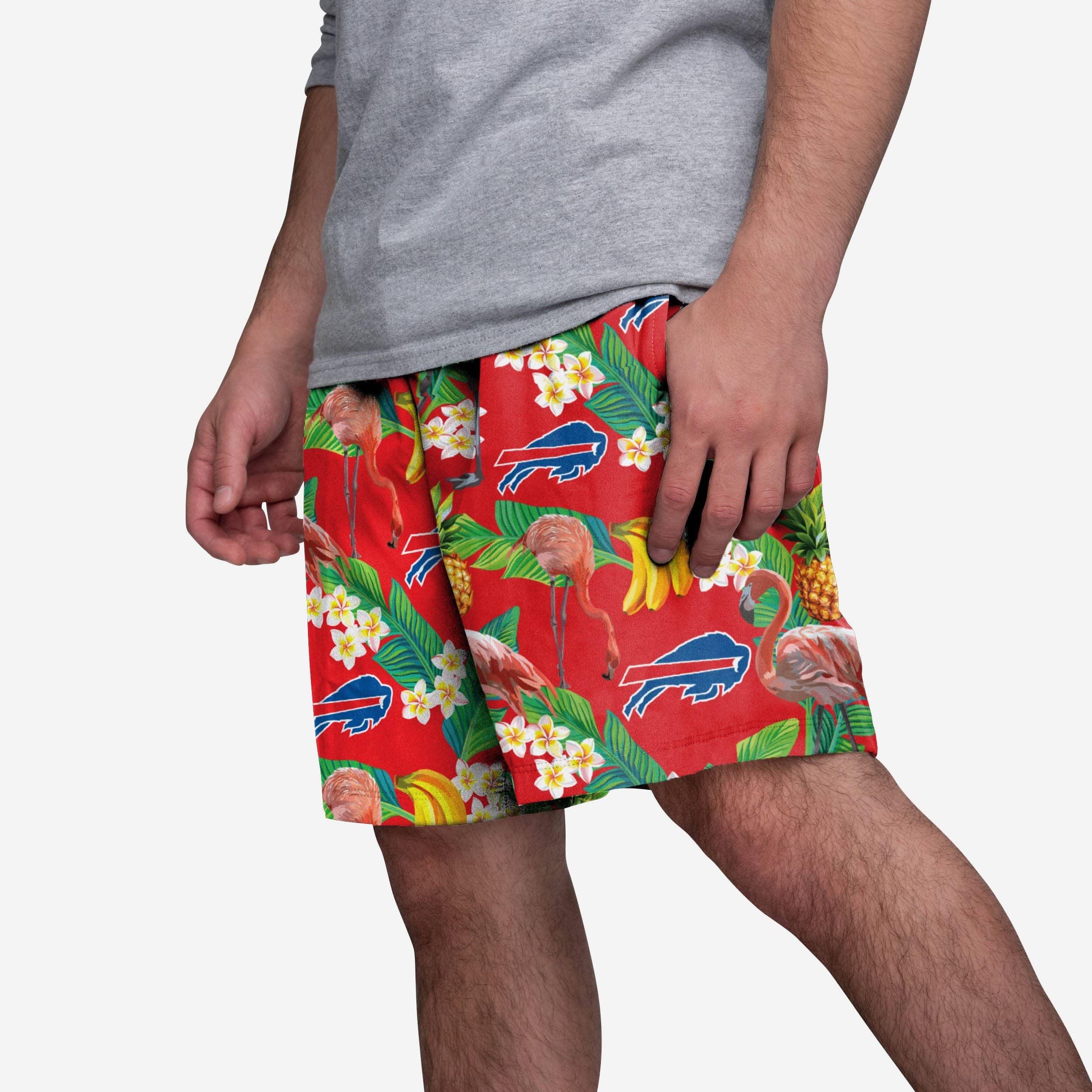 Buffalo Bills Solid Fleece Shorts FOCO