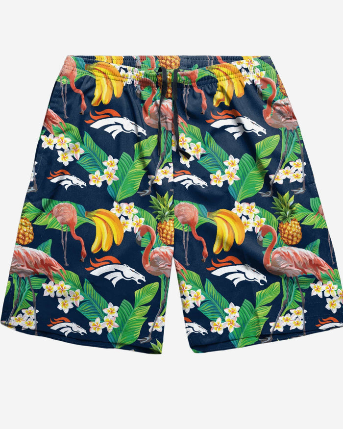 Denver Broncos Floral Shorts FOCO - FOCO.com