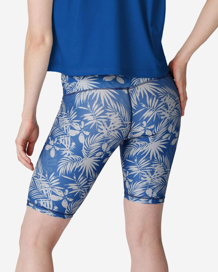 Los Angeles Dodgers Womens Floral Bike Shorts FOCO - FOCO.com