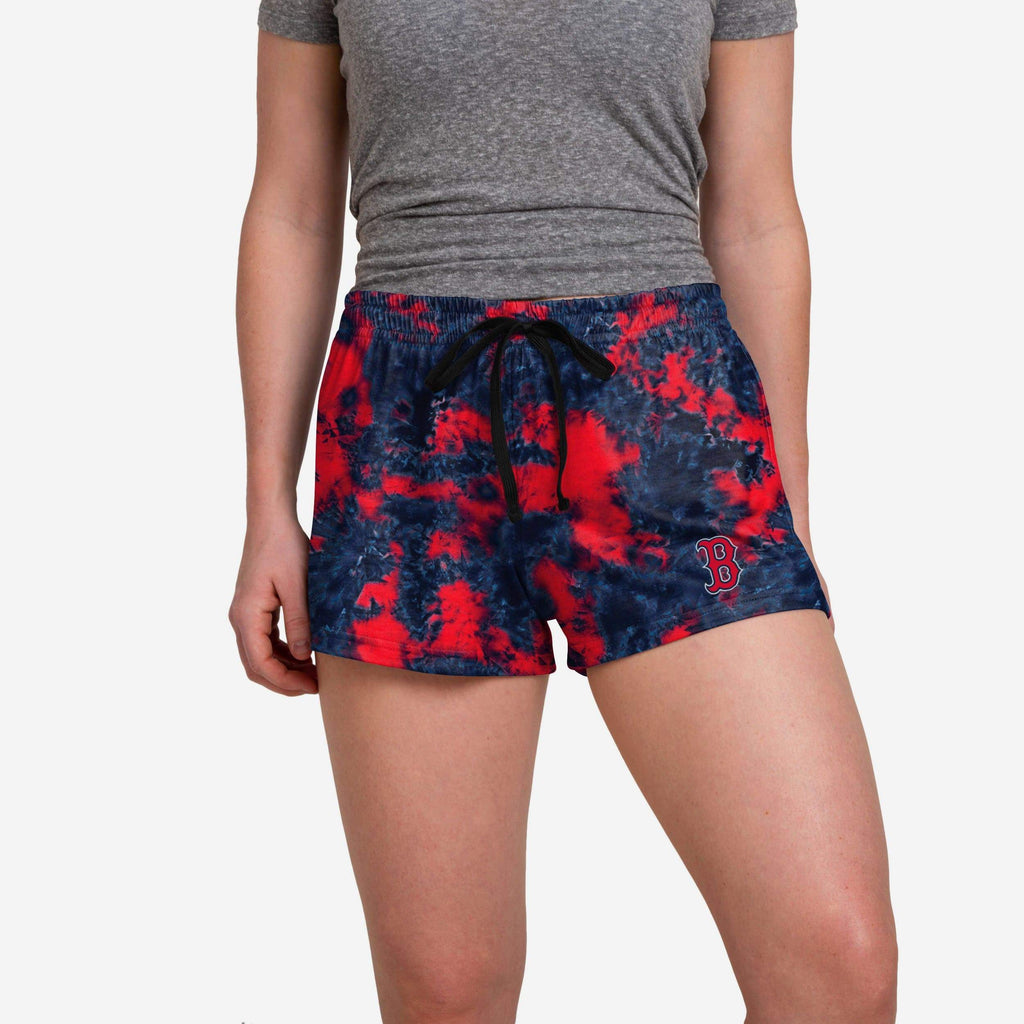 Boston Red Sox Womens To Tie-Dye For Lounge Shorts FOCO S - FOCO.com