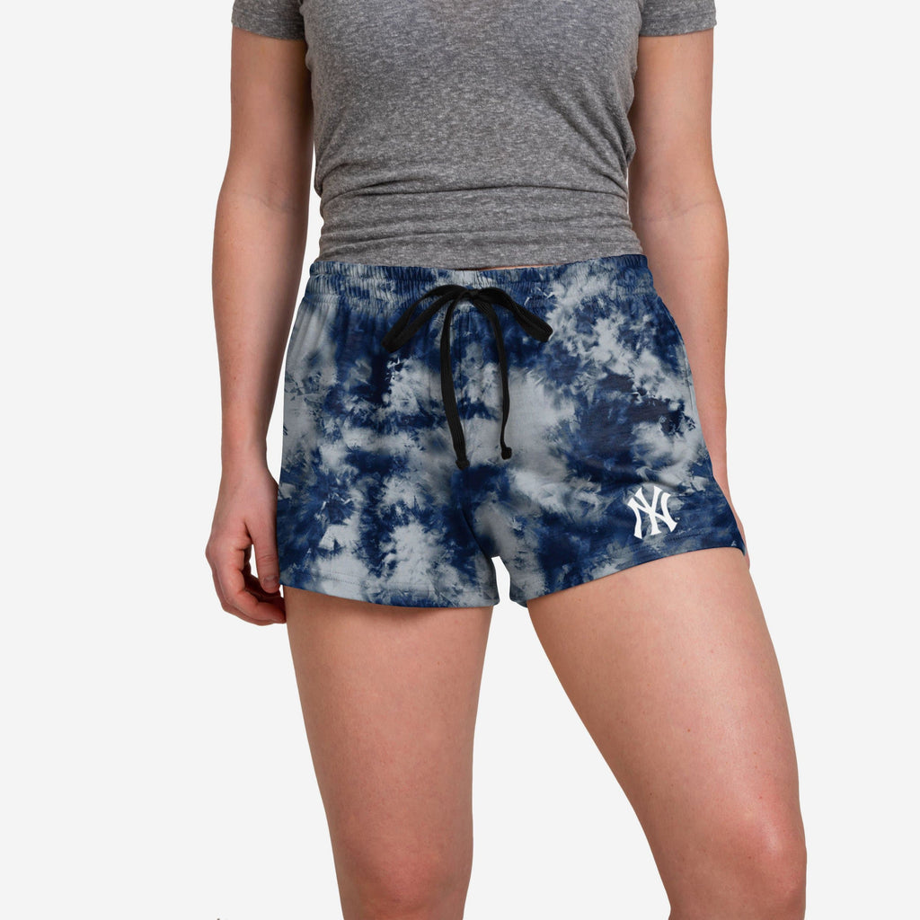 New York Yankees Womens To Tie-Dye For Lounge Shorts FOCO S - FOCO.com