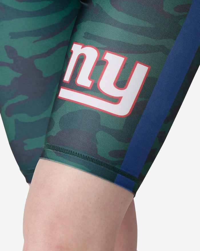 New York Giants Womens Camo Bike Shorts FOCO - FOCO.com