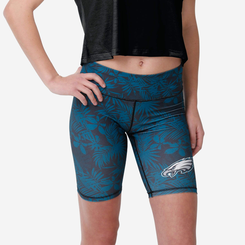 Philadelphia Eagles Womens Floral Bike Shorts FOCO S - FOCO.com