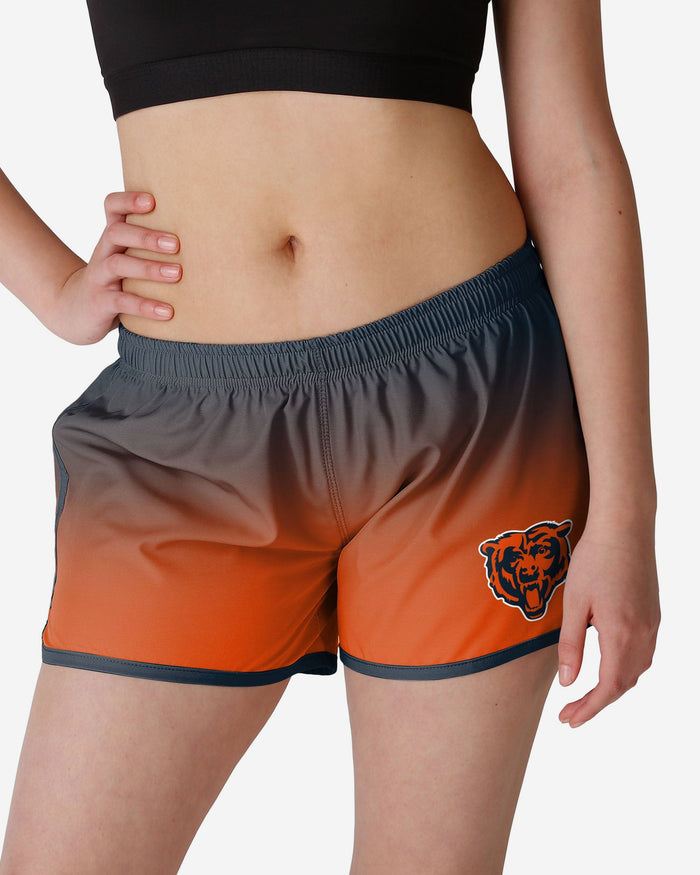 Chicago Bears Womens Gradient Running Shorts FOCO S - FOCO.com