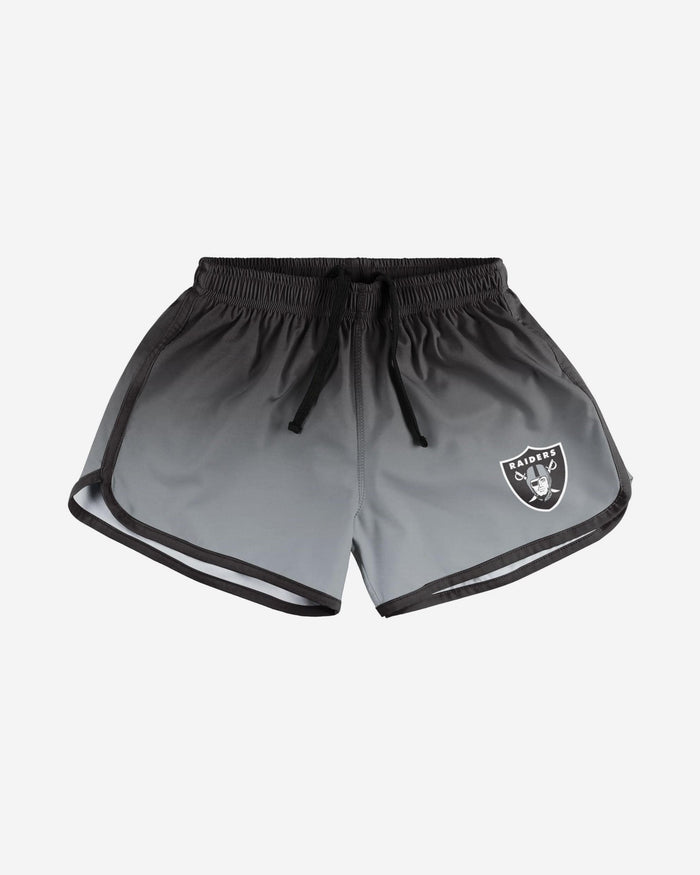 Las Vegas Raiders Womens Gradient Running Shorts FOCO - FOCO.com