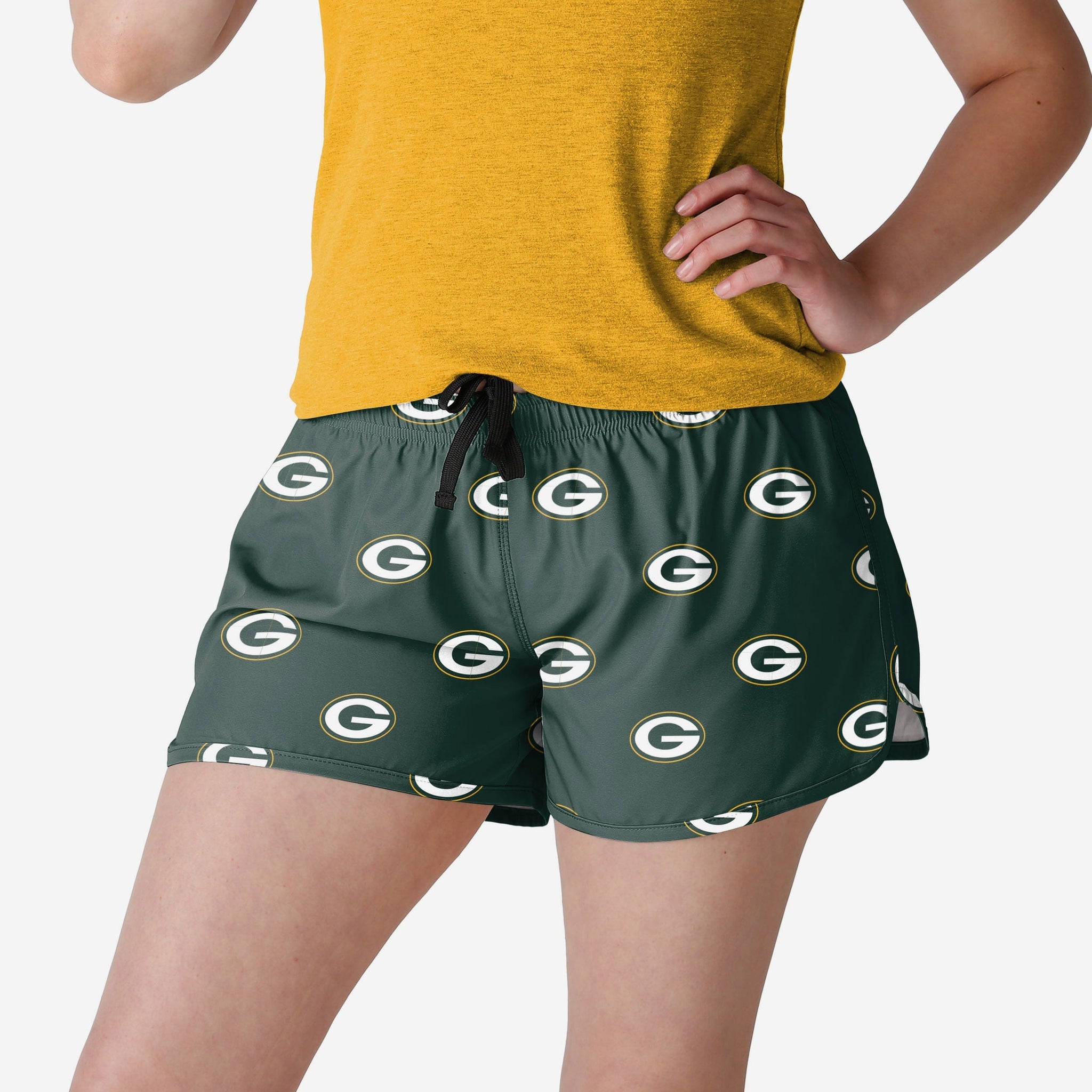 Green Bay Packers Womens Mini Print Lounge Pants FOCO